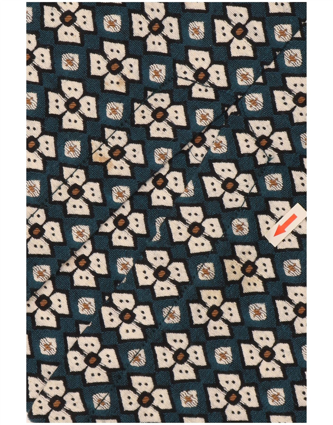 Mini saia feminina Zara XS W24 azul floral