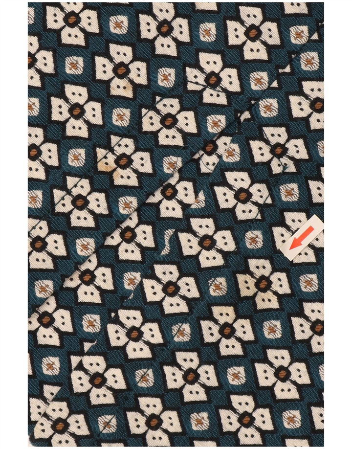 Mini saia feminina Zara XS W24 azul floral