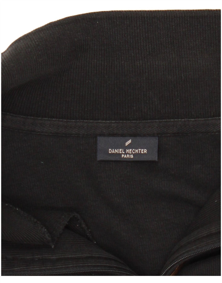 DANIEL HECHTER Masculino Paris Roll Neck Moletom Jumper IT 52 Grande Preto