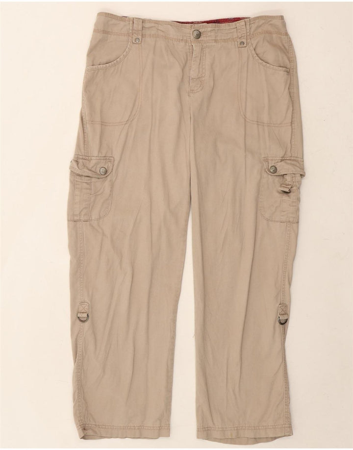 LEE Womens Straight Cargo Trousers US 16 2XL W36 L29 Beige Cotton Vintage Lee and Second-Hand Lee from Messina Hembry 