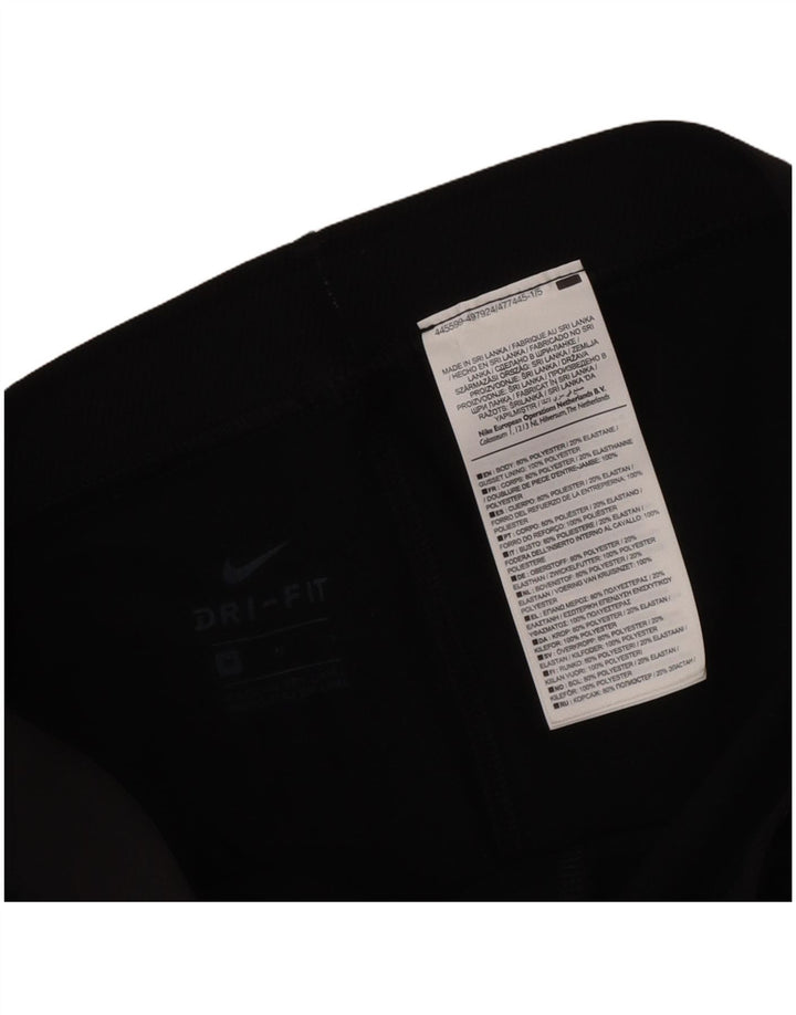 Leggings Nike Dri Fit Graphic UK 12 Médio Preto Geométrico