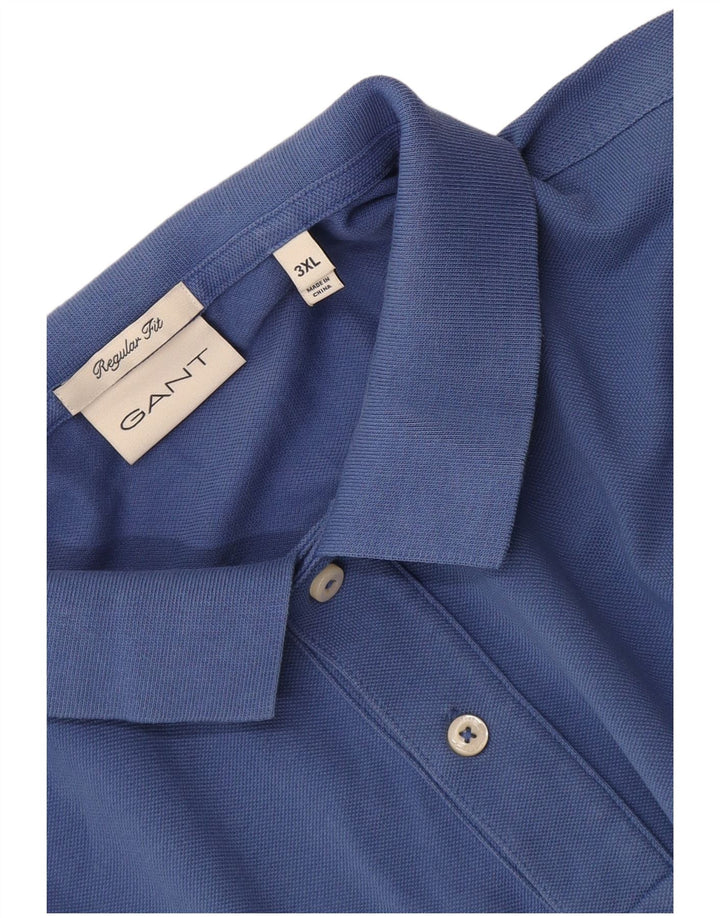 Camisa polo masculina de ajuste regular Gant 3XL azul