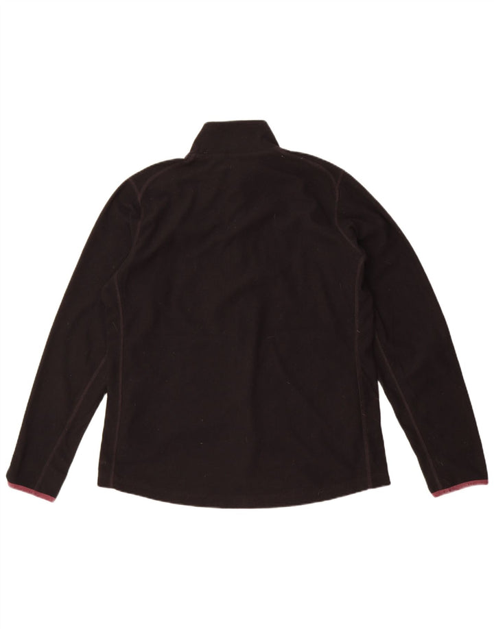 Rohan Womens Tracksuit Top Jacket UK 16 Grande Poliéster Preto