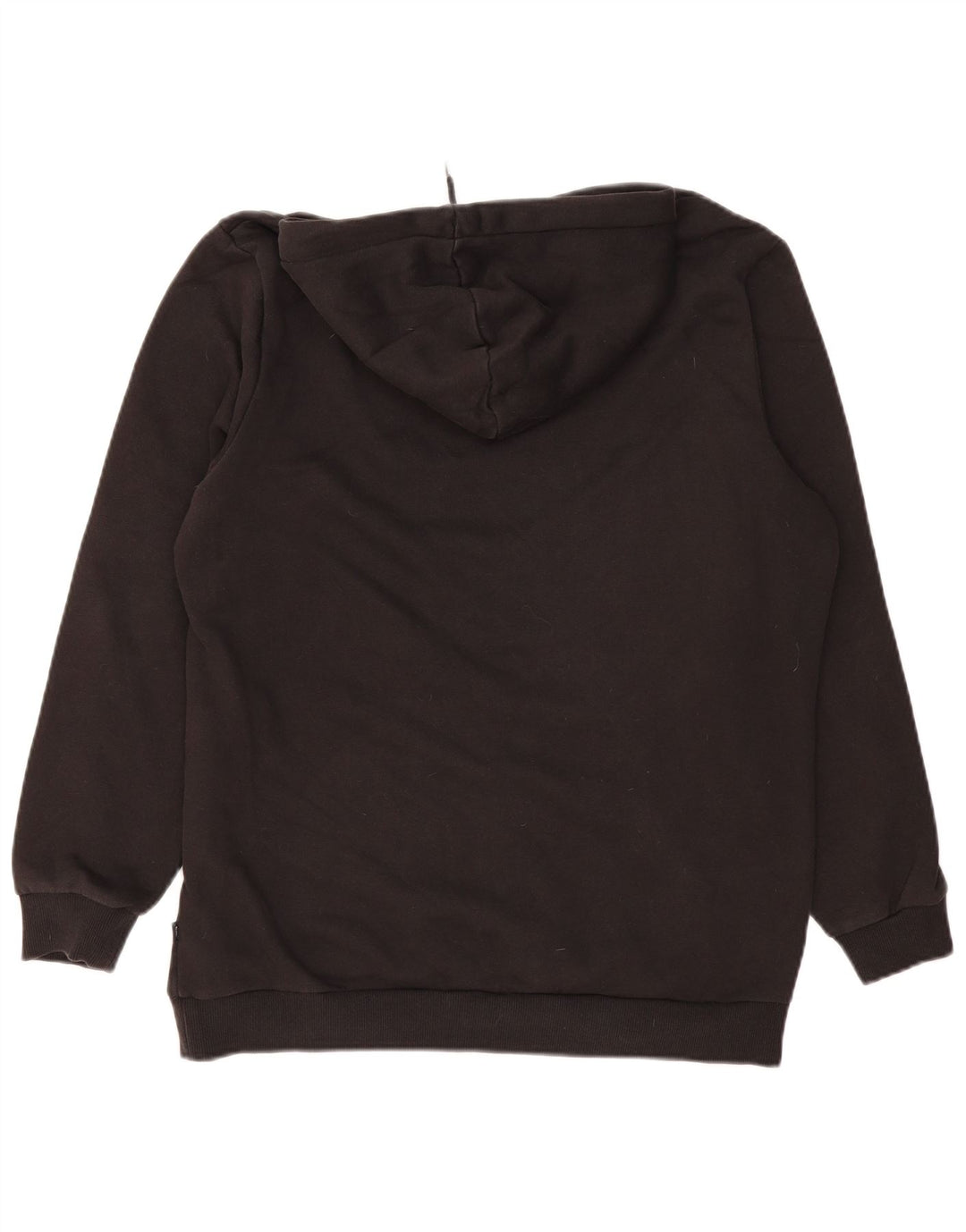 PUMA Mens Graphic Hoodie Jumper Grande Algodão Preto