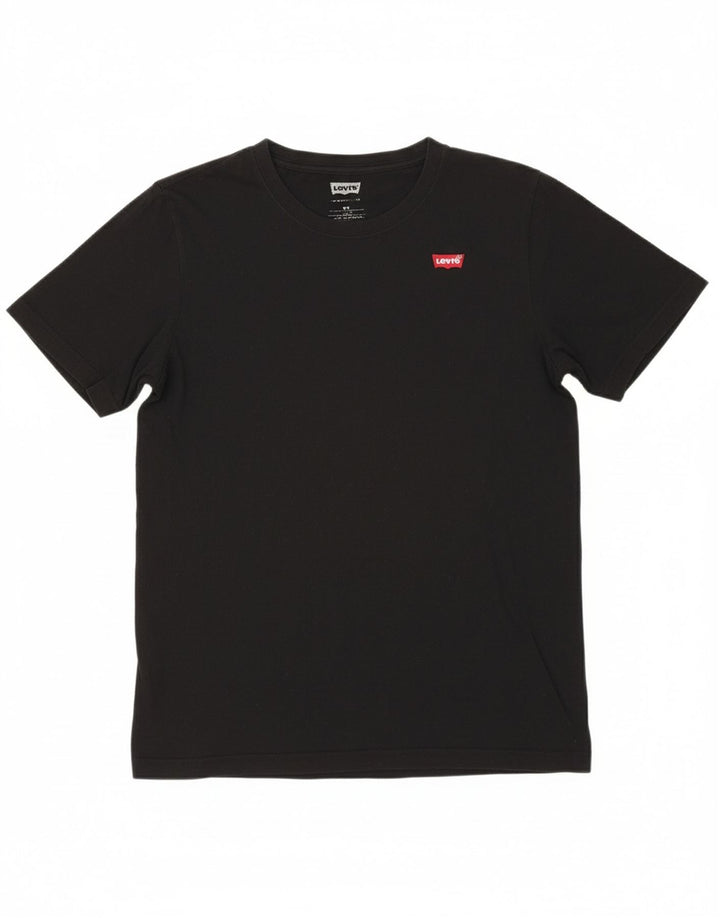 Camiseta feminina LEVI'S 15-16 anos algodão preto
