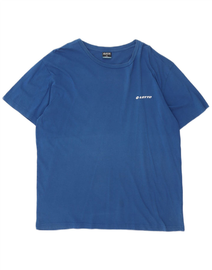 Camiseta masculina Lotto Top 2XL algodão azul