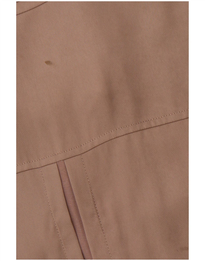 Jaqueta utilitária feminina MINT VELVET Reino Unido 14 Lyocell marrom médio