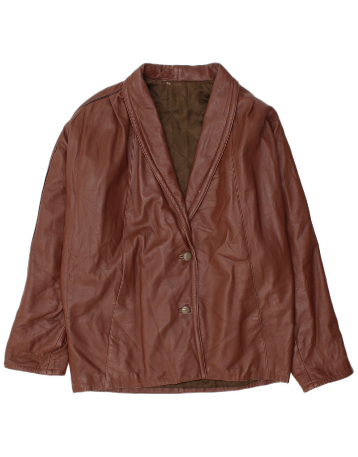 Jaqueta oversized feminina Lavorazione Artigiana IT 48 XL marrom