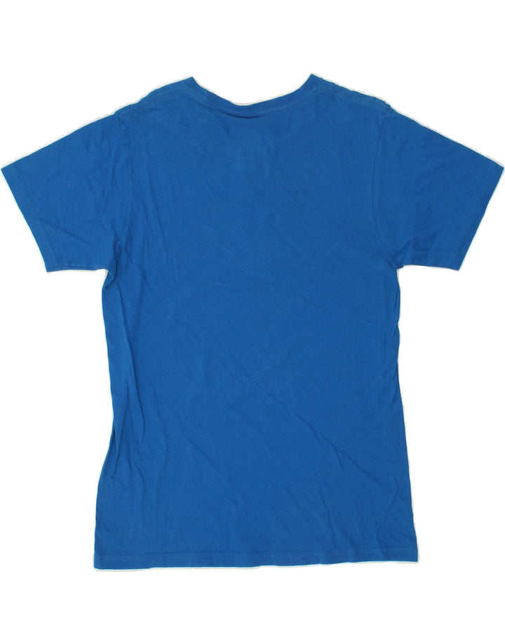 ADIDAS Mens Graphic T-Shirt Top Medium Blue Cotton Vintage Adidas and Second-Hand Adidas from Messina Hembry 