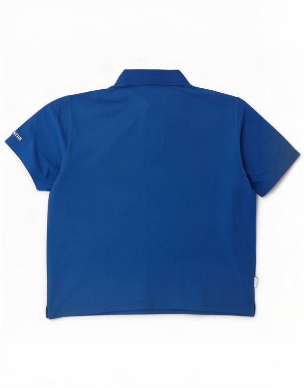 Camisa polo masculina Adidas 2XL algodão azul