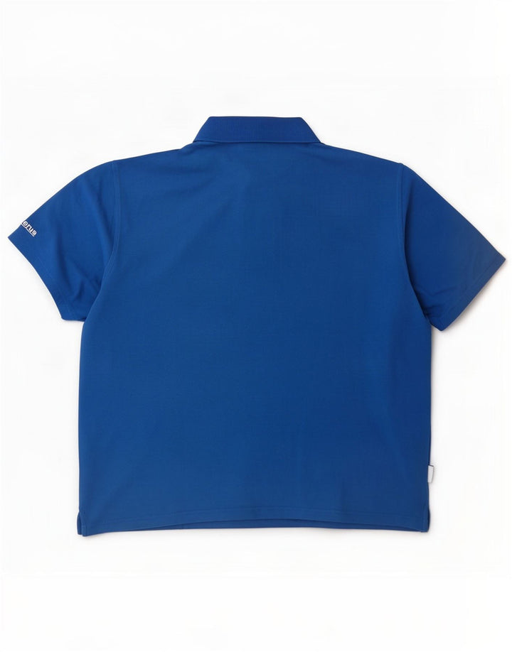Camisa polo masculina Adidas 2XL algodão azul