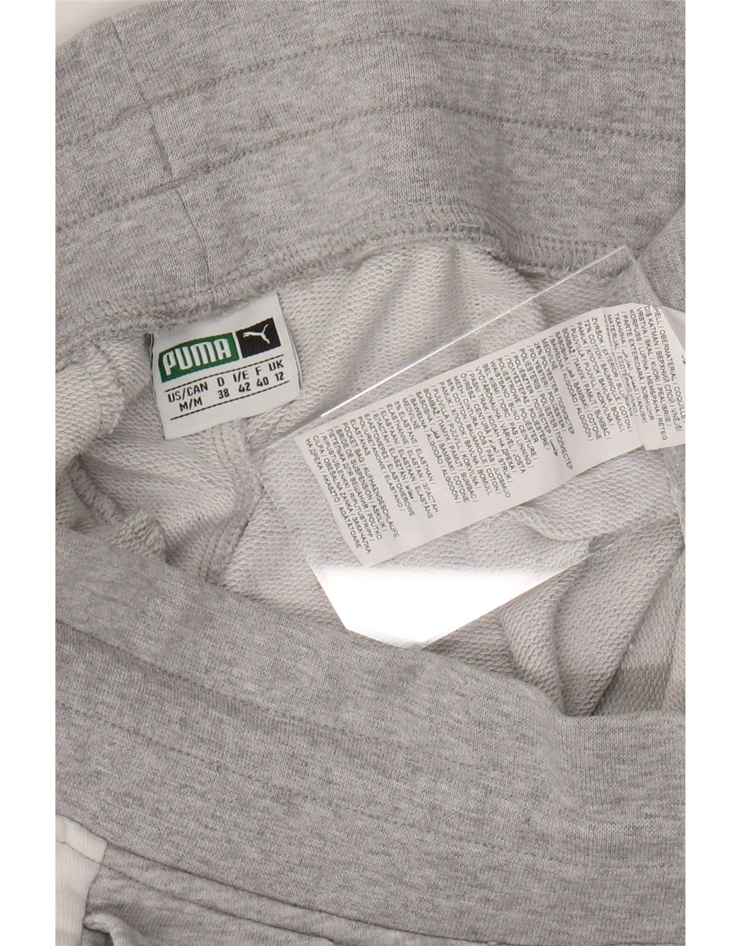 Calça de treino feminina PUMA Joggers UK 12 cinza médio colorblock