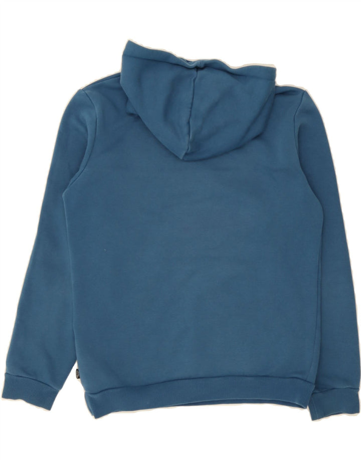 PUMA Boys Graphic Hoodie Jumper 13-14 Years Blue Cotton Vintage Puma and Second-Hand Puma from Messina Hembry 