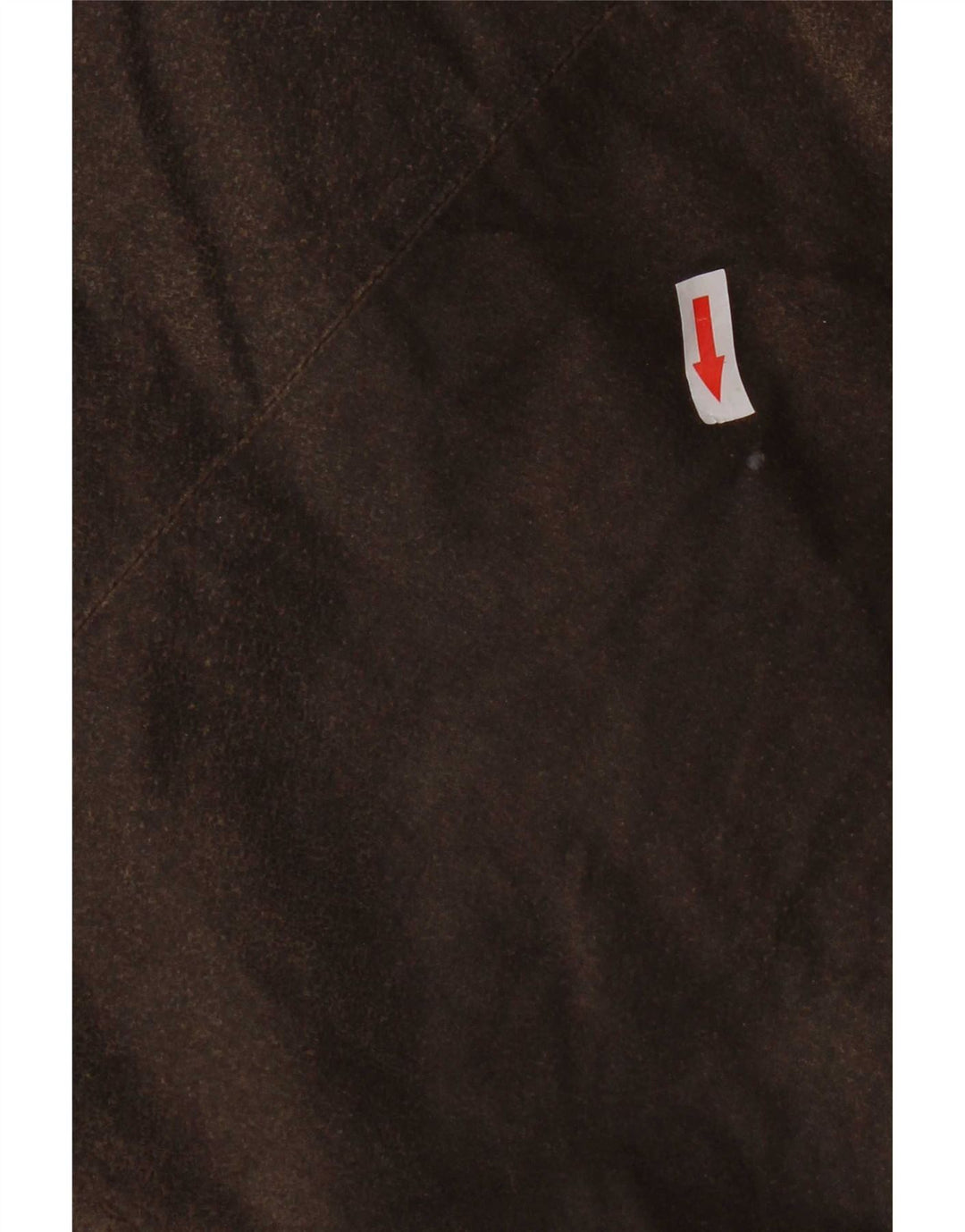 Jaqueta utilitária de couro para motocicleta masculina vintage Reino Unido 38 marrom médio