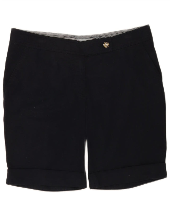 Slam Womens Chino Shorts IT 42 Médio W32 Azul Marinho Algodão
