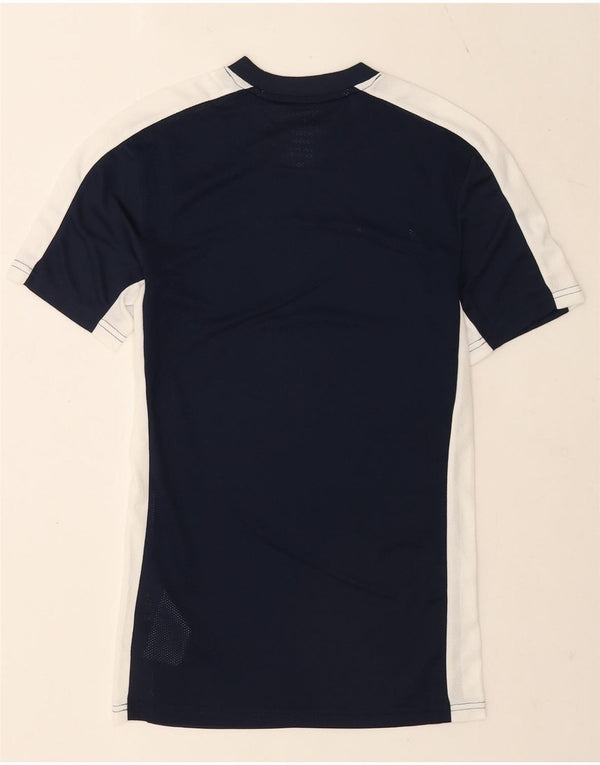Camiseta Nike Masculina Dri Fit Slim Top XS Azul Marinho Colourblock Poliéster