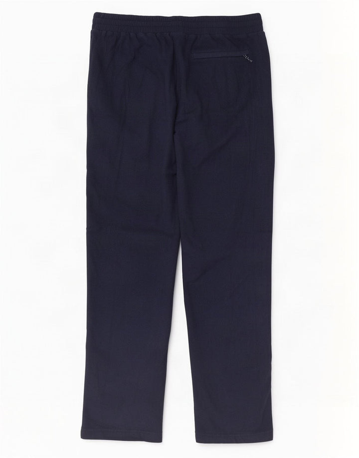 Calça esportiva masculina de lã Marks & Spencer grande poliéster azul marinho