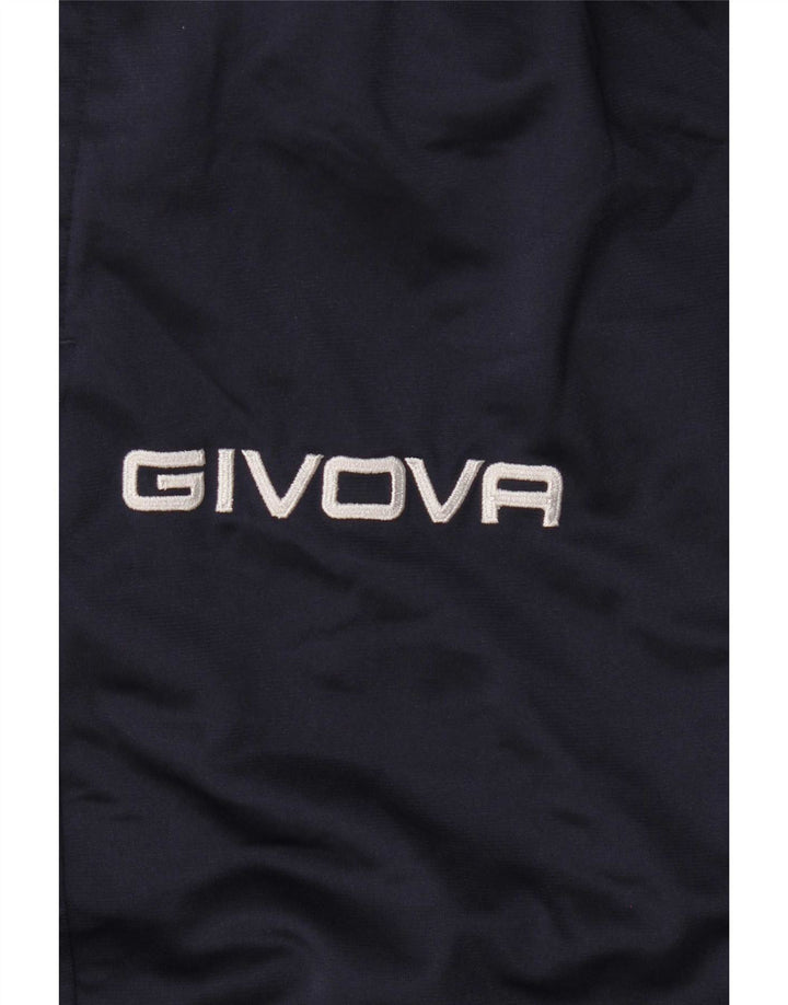 Givova Calça esportiva masculina gráfica joggers médio azul marinho