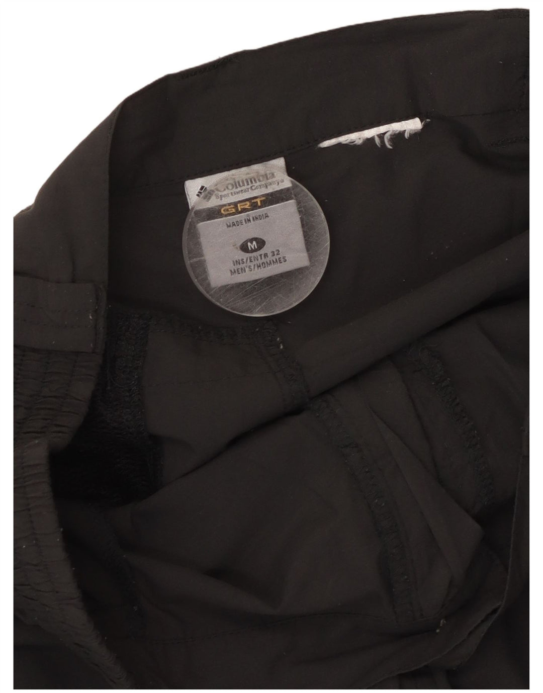 Calças cargo Columbia masculinas retas médias W32 L29 cinza