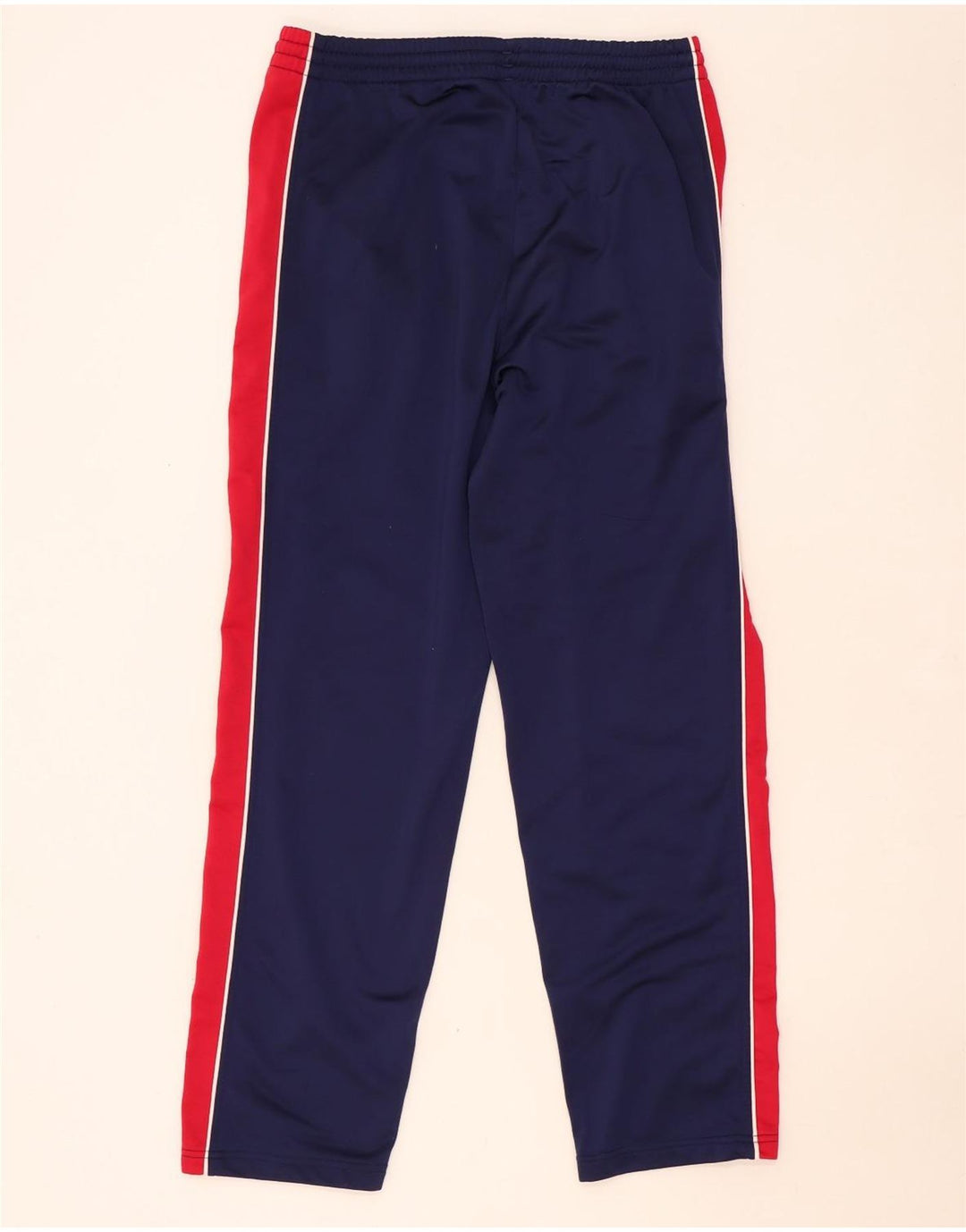 Calça de treino masculina Fila IT 48 poliéster colorblock azul marinho médio