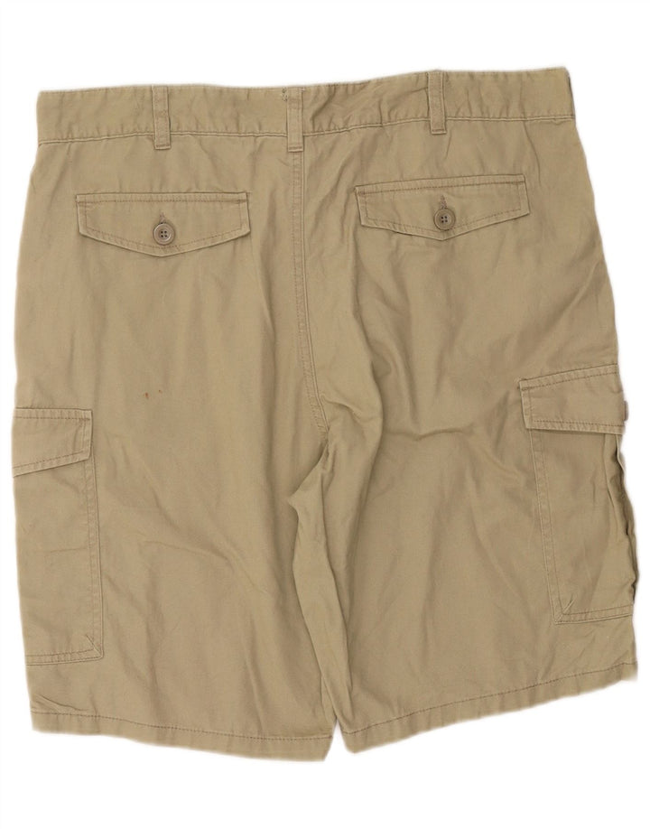 Shorts cargo masculino Mountain Warehouse W36 grande algodão bege