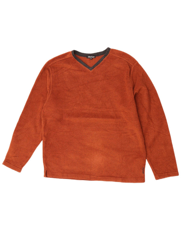 Rohan Mens Fleece Top Manga Longa Médio Marrom Poliéster