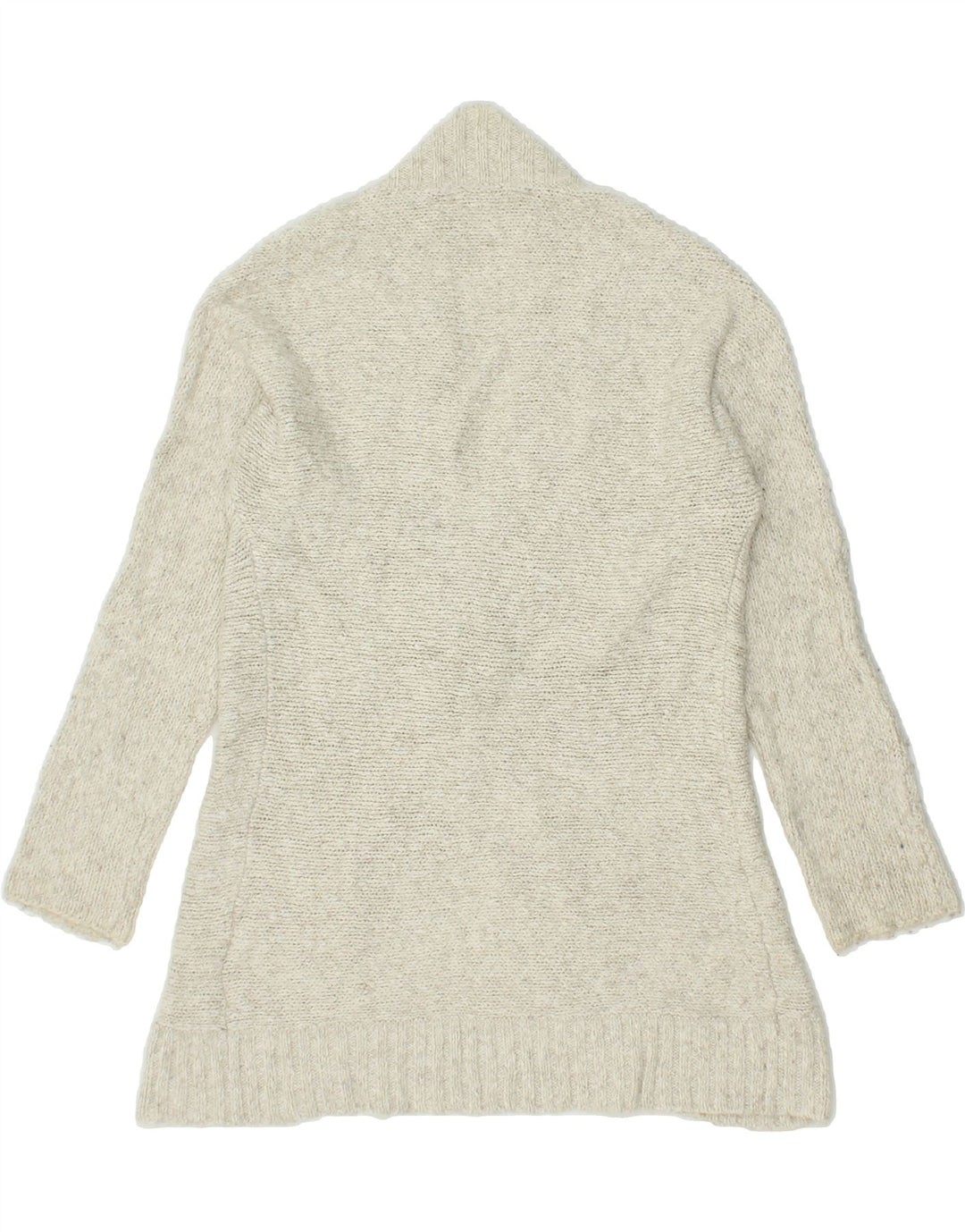 EDDIE BAUER Womens Cardigan Sweater UK 6 XS Grey Cotton Vintage Eddie Bauer and Second-Hand Eddie Bauer from Messina Hembry 