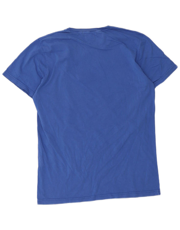 Camiseta masculina Converse Chuck Taylor Graphic Top grande algodão azul