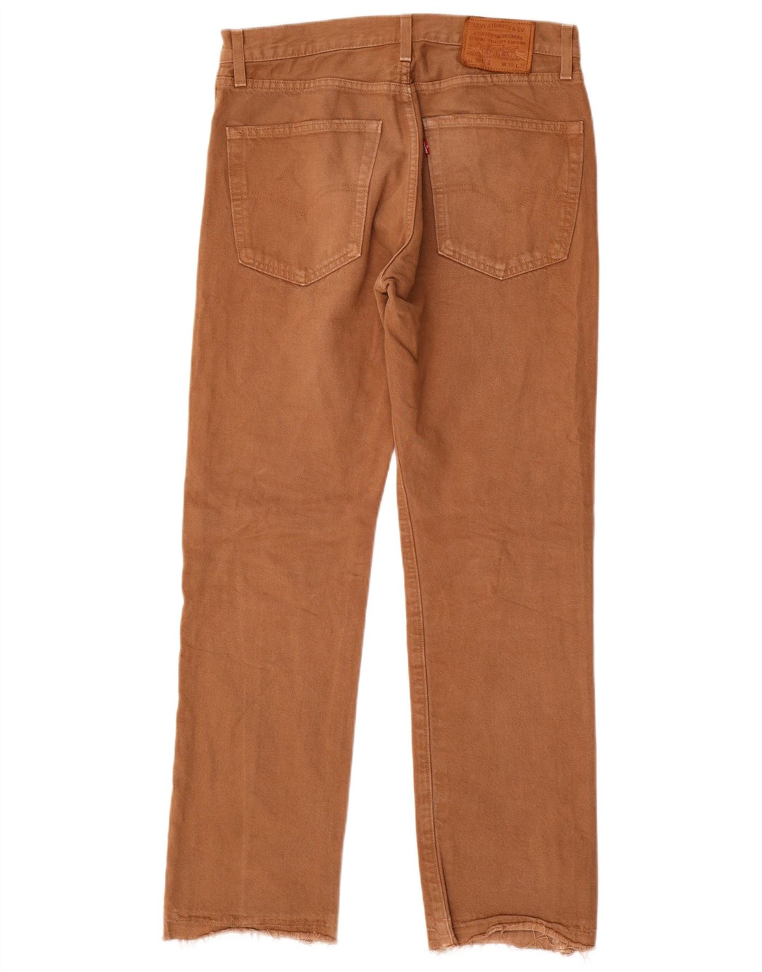 Levi's Masculino 551 Straight Jeans W30 L32 Marrom Algodão