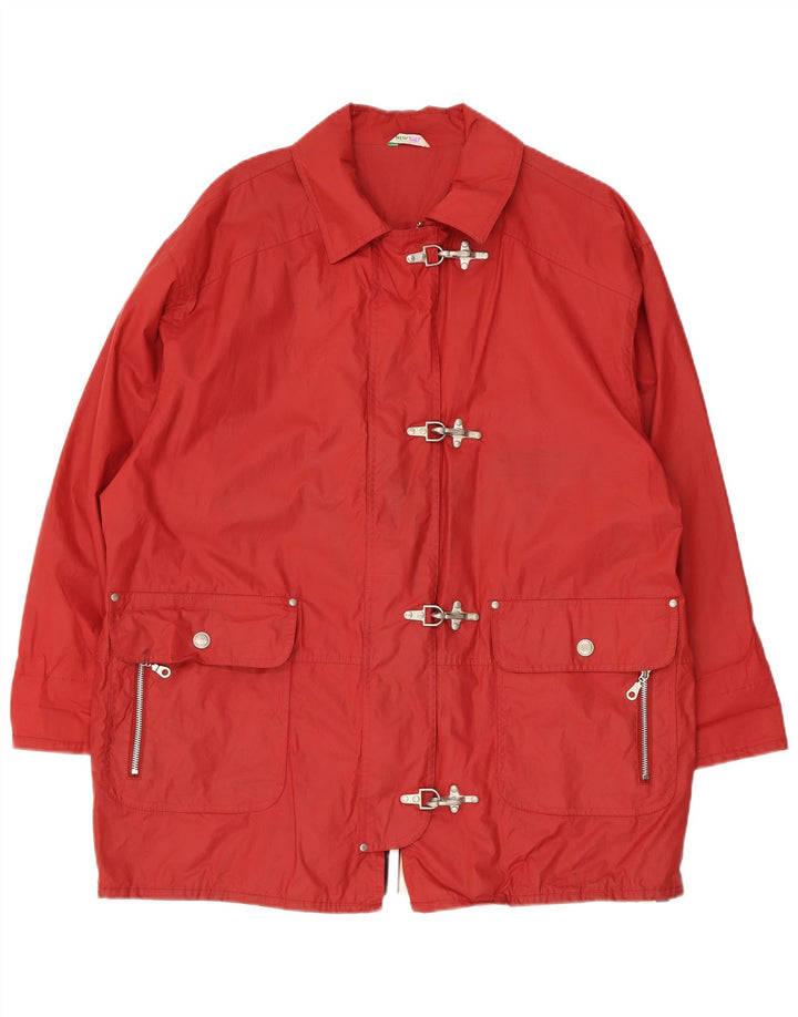 Casaco feminino C&A novo e rápido de grandes dimensões Reino Unido 16 grande algodão vermelho