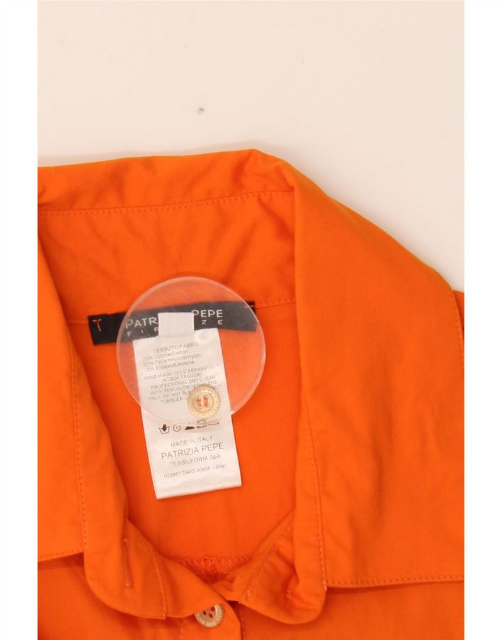 PATRIZIA PEPE Body feminino IT 42 algodão laranja médio