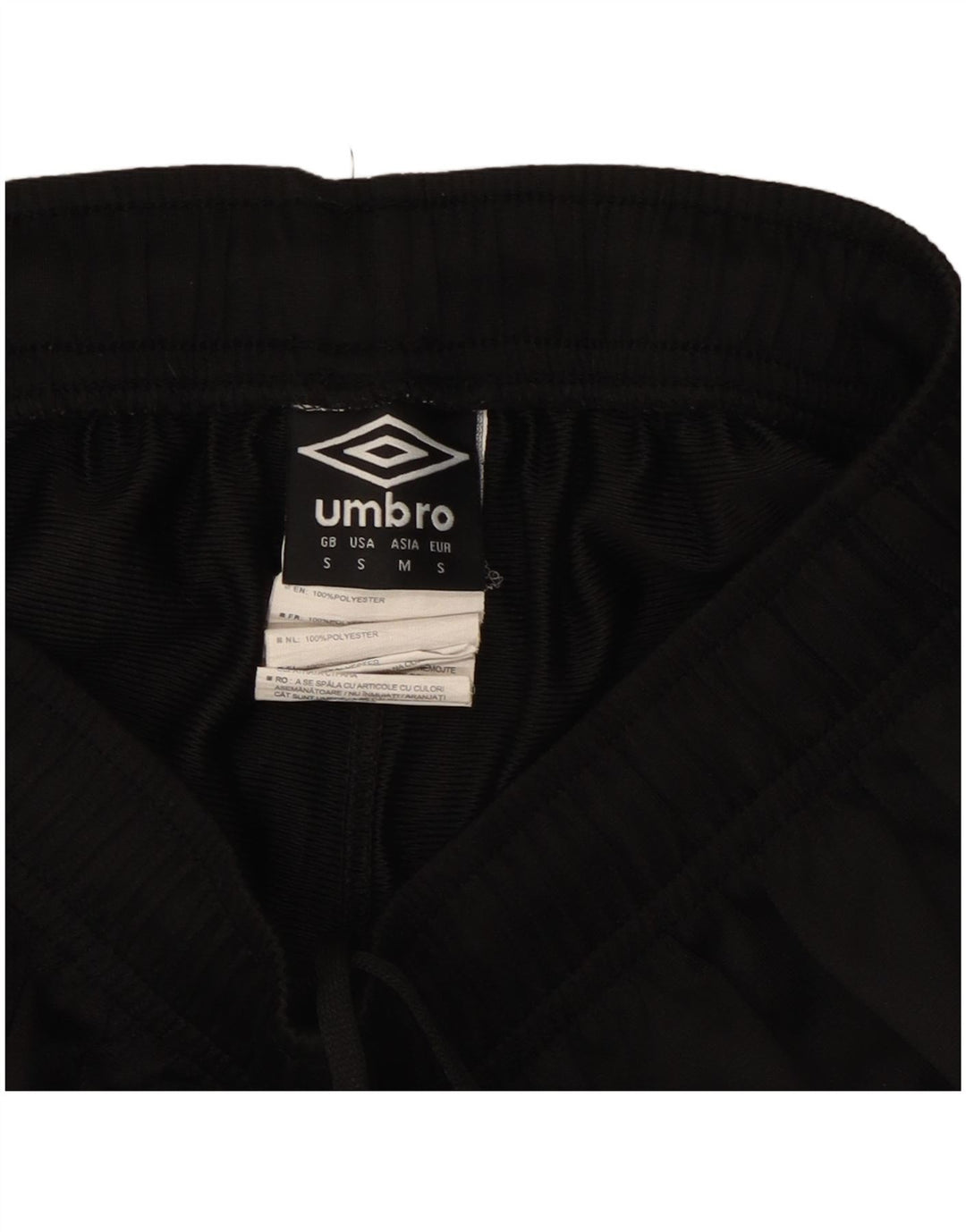 Shorts esportivos masculinos UMBRO pequenos blocos coloridos pretos