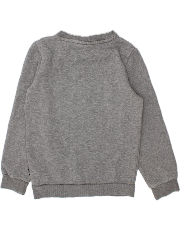 PUMA Boys Graphic Sweatshirt Jumper 4-5 Years Grey Cotton Vintage Puma and Second-Hand Puma from Messina Hembry 