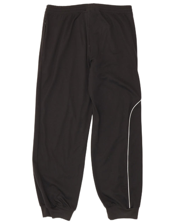 ADIDAS Calças de treino masculinas Joggers UK 42/44 Grande Poliéster Preto