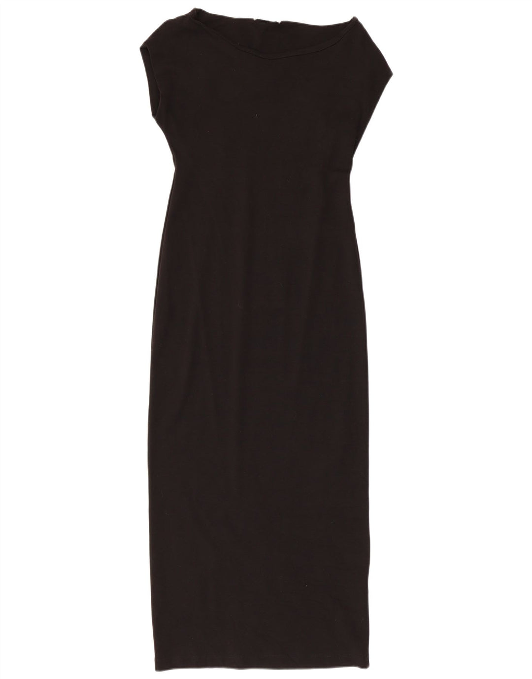 Vestido maxi feminino Zara Reino Unido 14 grande algodão preto