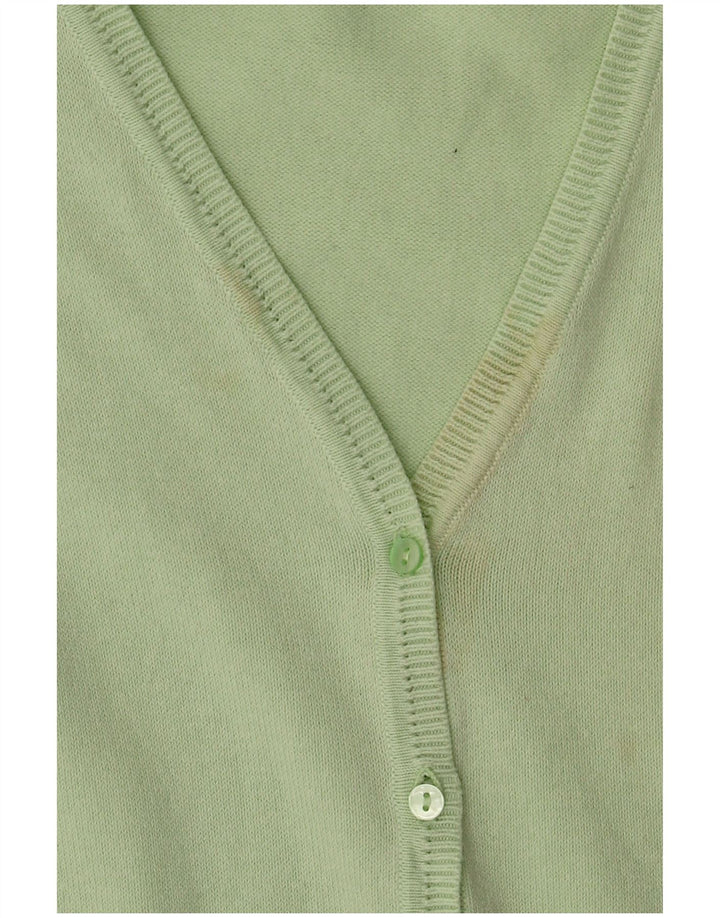 Suéter cardigã feminino Zara Reino Unido 18 XL verde