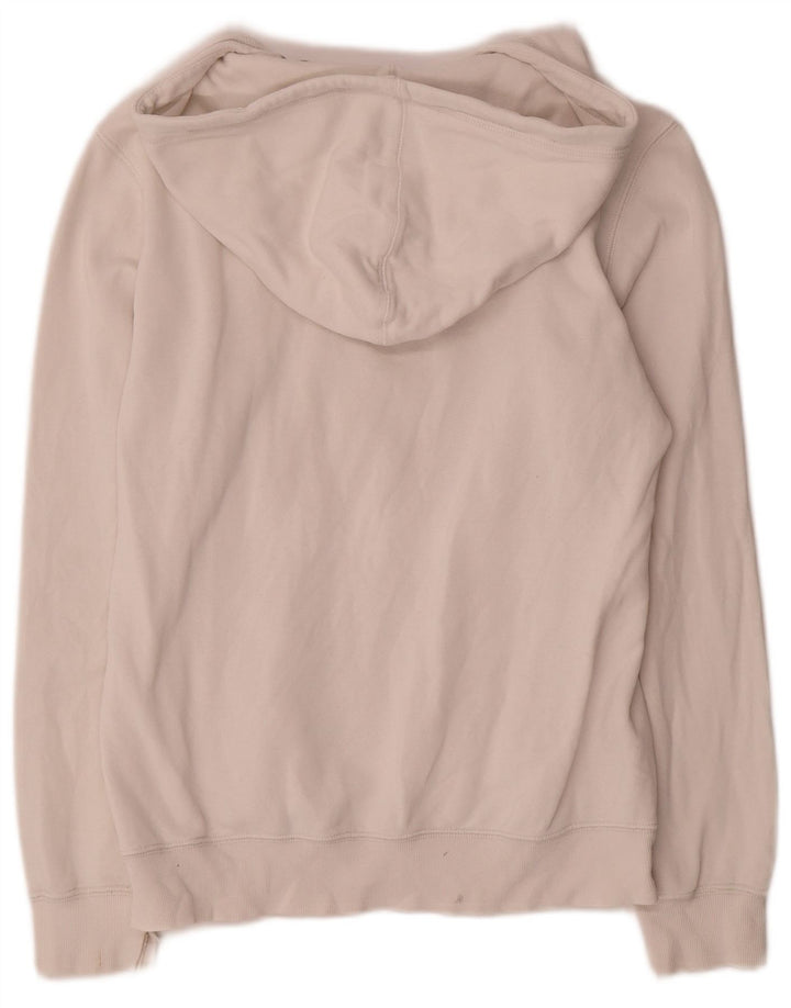 Jumper com capuz gráfico feminino Champion UK 14 médio branco