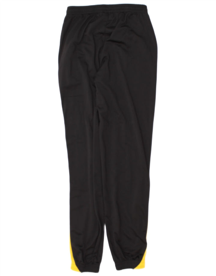 Calça de treino masculina Puma Joggers pequeno poliéster colorblock preto