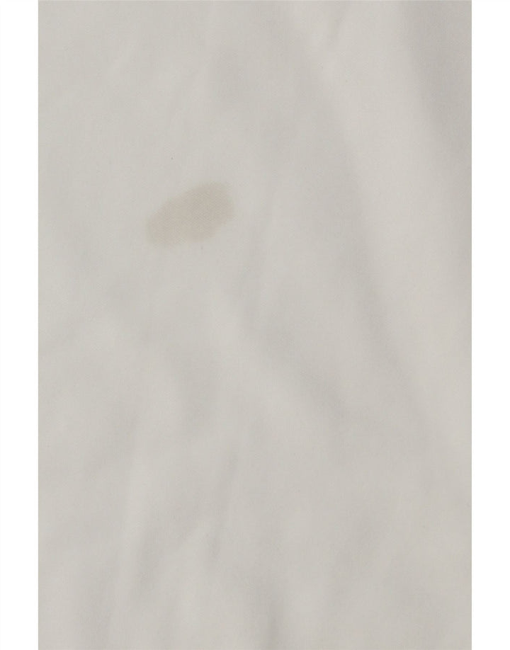 Pulôver Nike masculino Dri Fit com gola zip e moletom grande bloco colorido branco