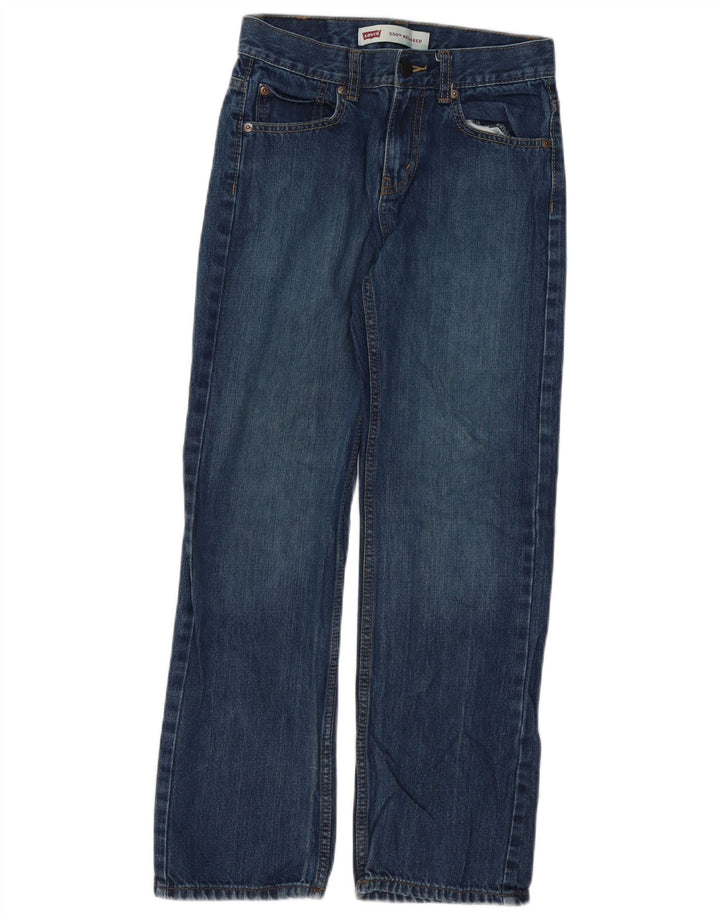 Jeans LEVI'S Boys 550 Relaxed Fit Straight 13-14 Anos W25 L27 Azul