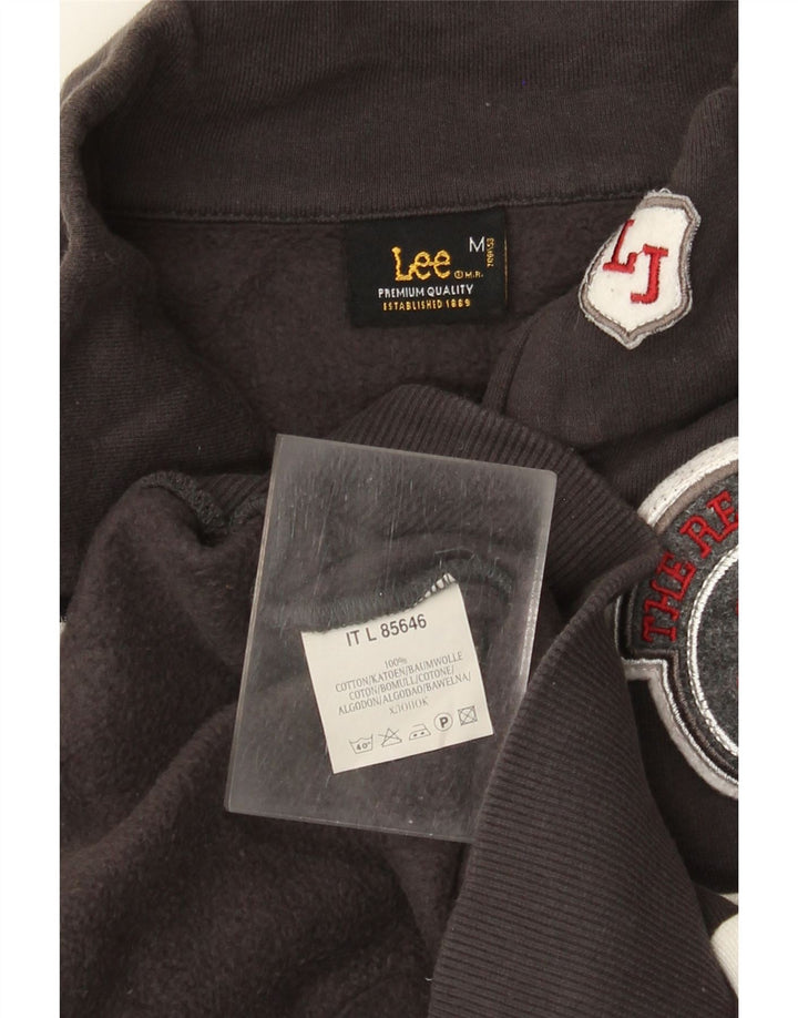 Lee Womens Kansas Treino Top Jacket UK 12 Medium Grey Colourblock