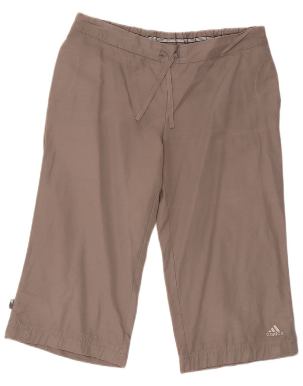 Bermuda Feminina Adidas UK 12 Médio W30 Cinza Algodão