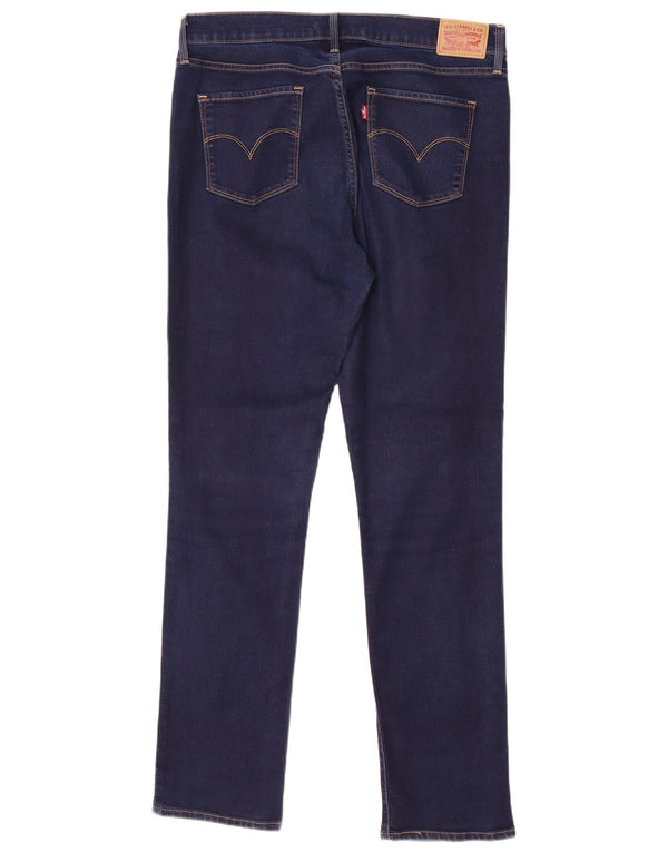 Calça jeans feminina Levi's 312 Shaping Slim W32 L32 azul marinho algodão
