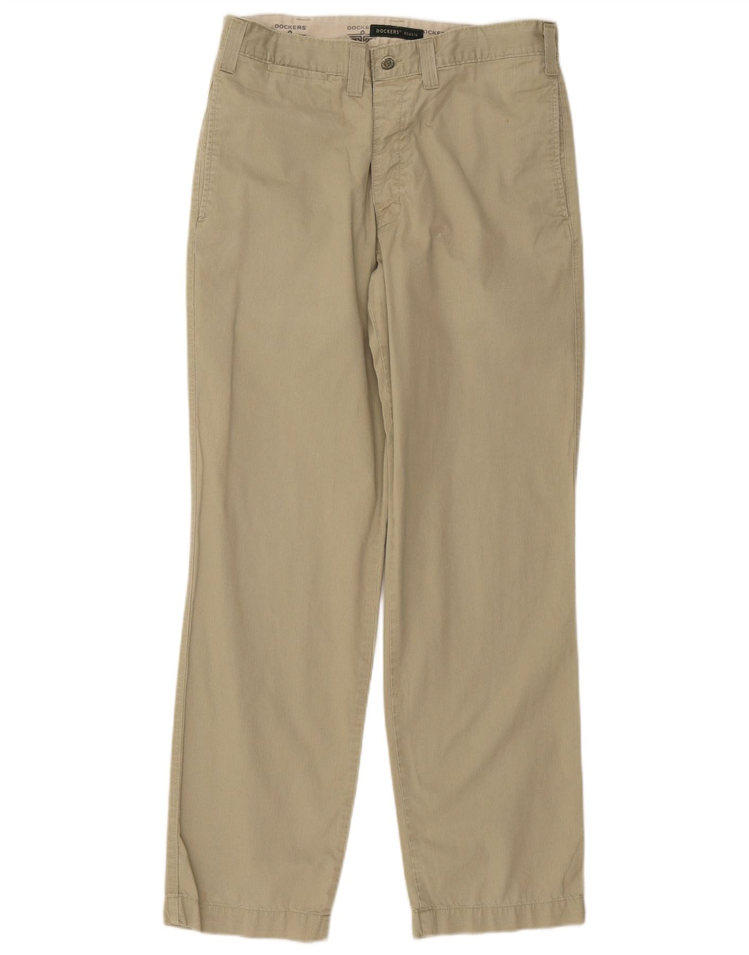 Calça chino masculina DOCKERS cáqui reta W32 L32 verde