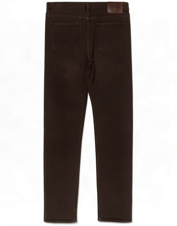 Burberry Mens Straight Casual Trousers W36 L33 Brown Cotton