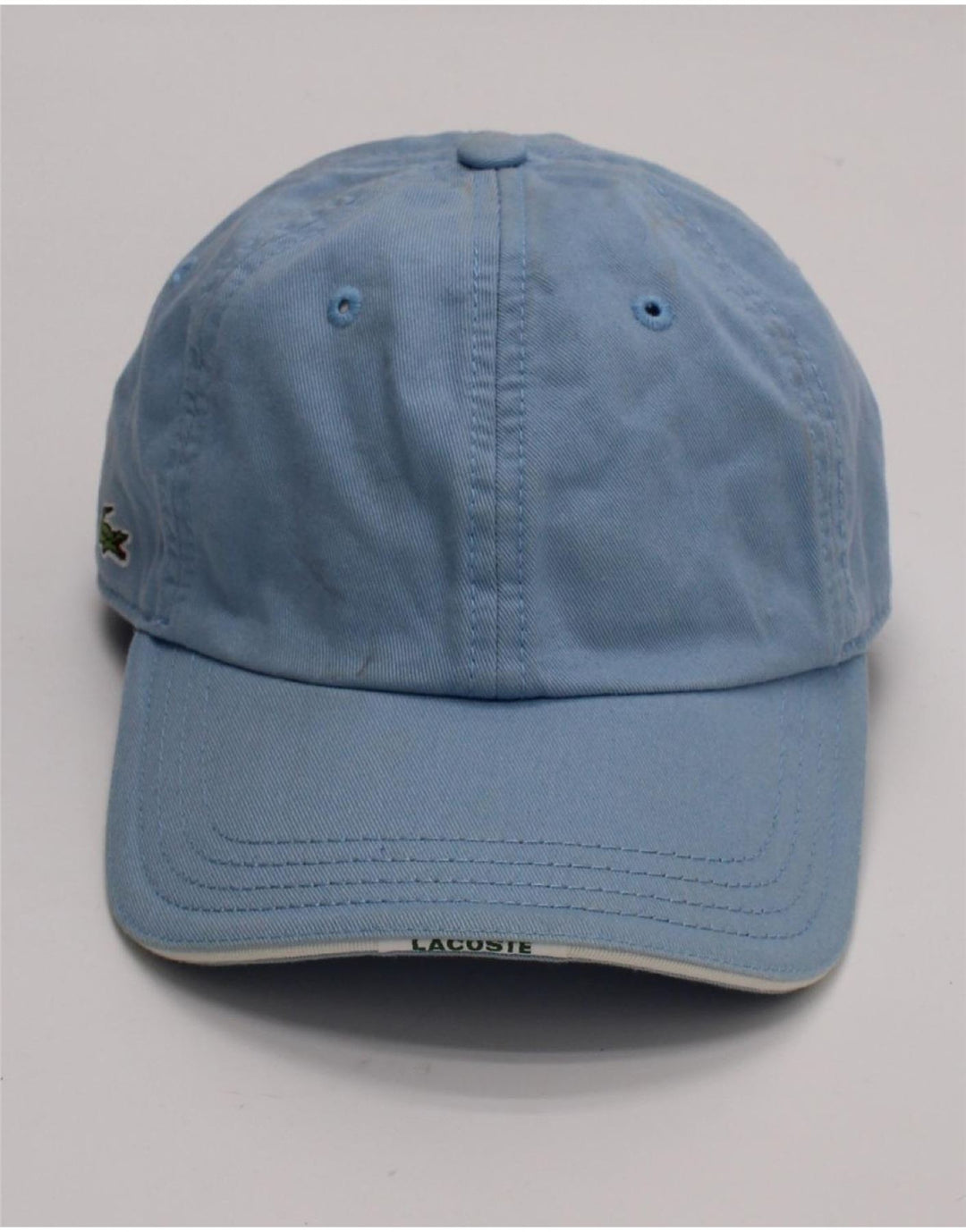 Boné de beisebol masculino Lacoste tamanho único algodão azul