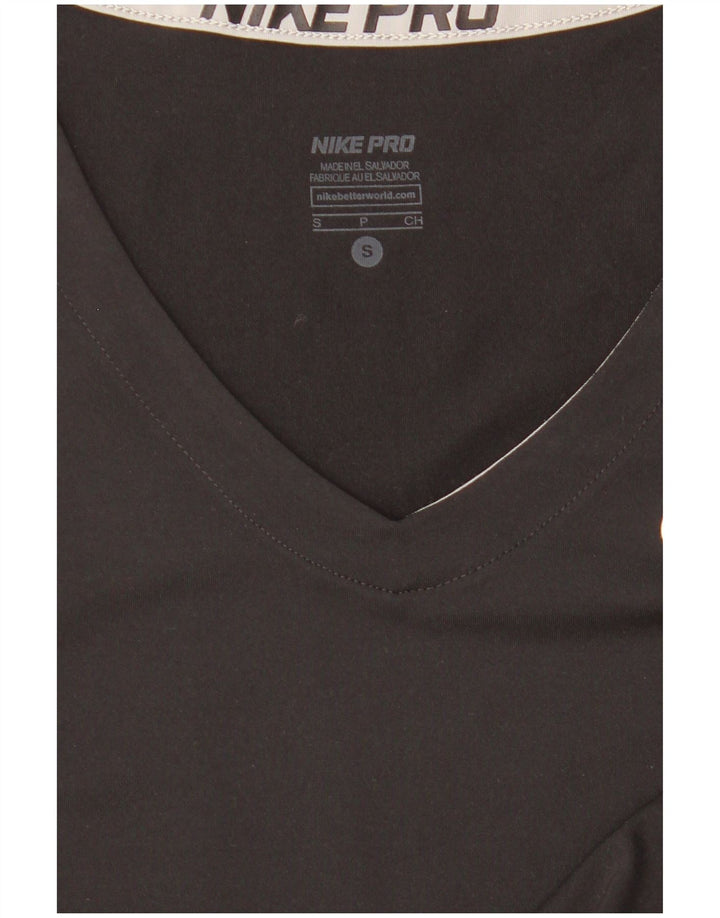 Camiseta Nike Feminina Dri Fit Top UK 8 Pequena Preta