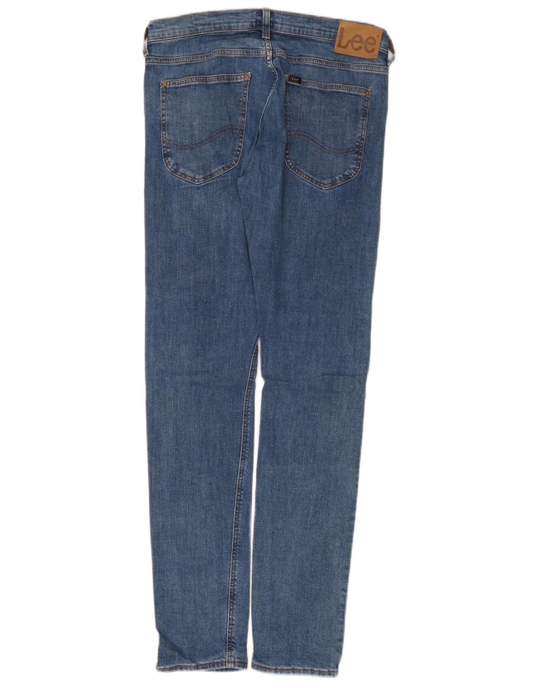 LEE Masculino Luke Slim Jeans W31 L34 Azul Algodão