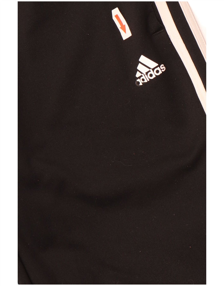 Adidas meninos calças de treino joggers 15-16 anos preto poliéster