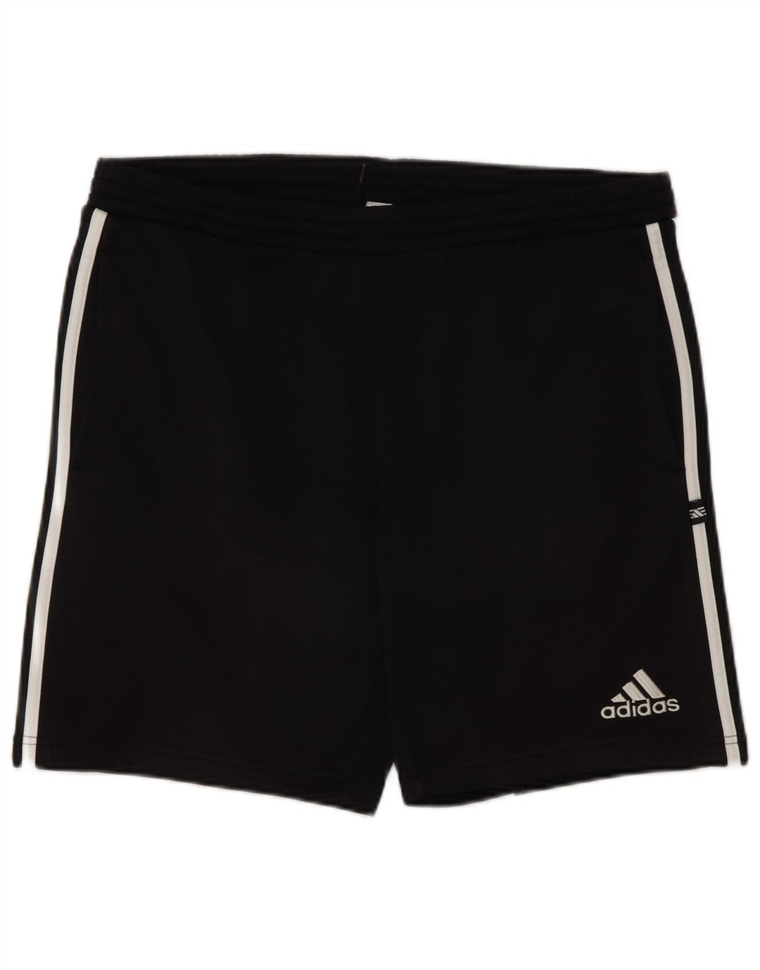 Shorts esportivos masculinos Adidas médio preto poliéster